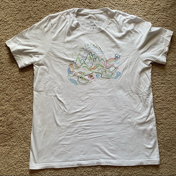 🆕 Disney Peter Pan Neverland Inspired Graphic Print Short Sleeve T-Shirt, NWT - Picture 3 of 6